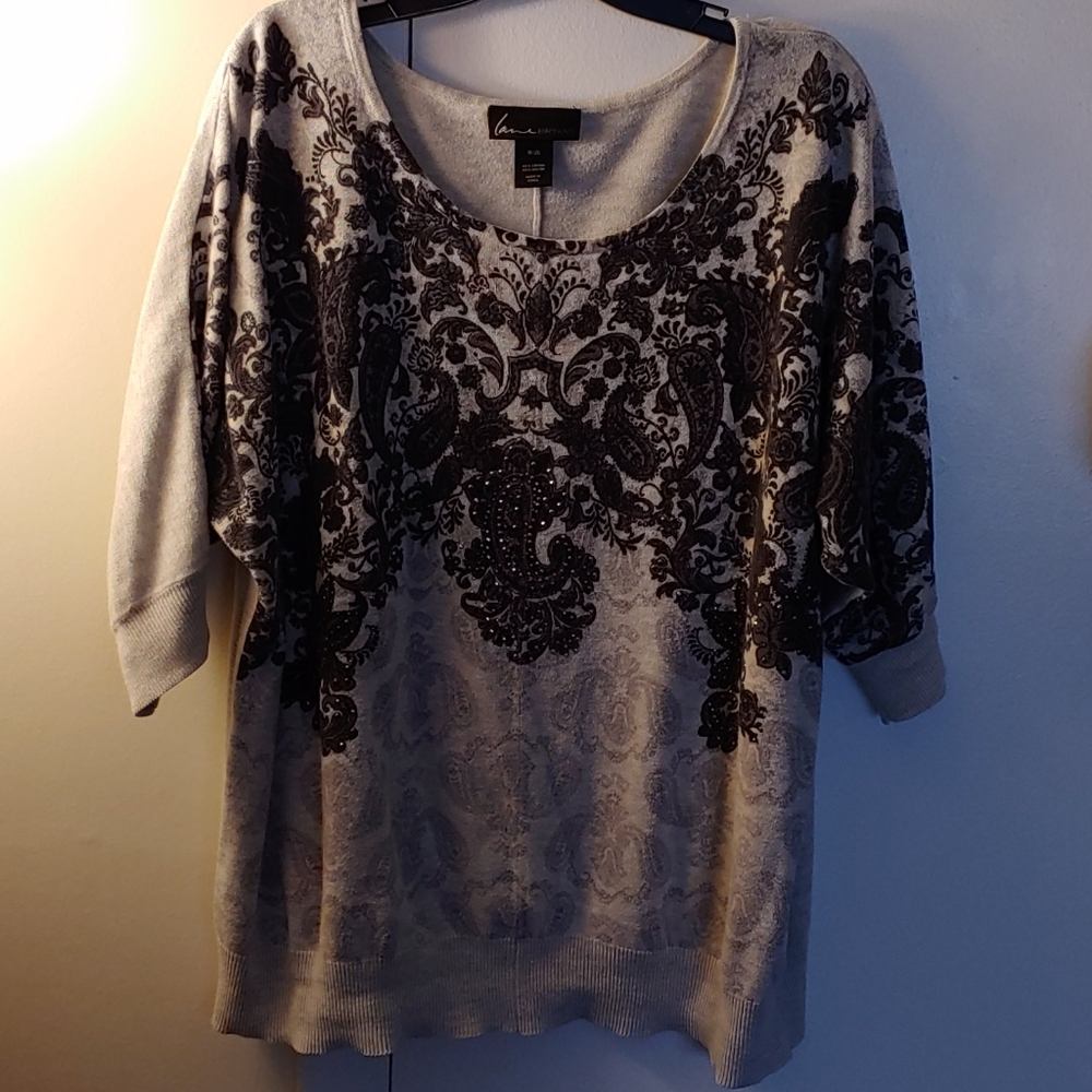 Scoop neck LB top